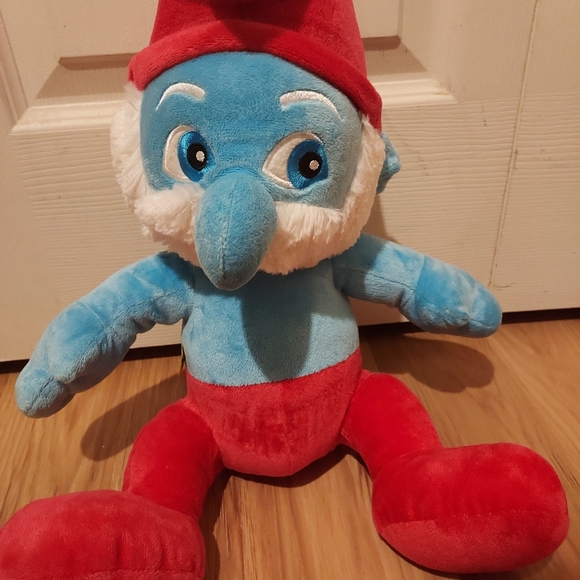 Build A Bear Workshop Papa Smurf Plush 16" Stuffed Plush - Picture 2 of 11